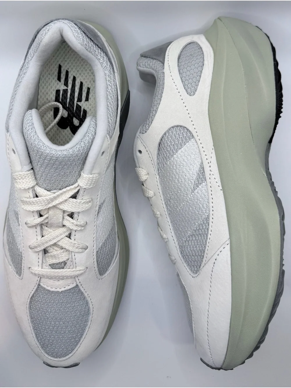 New Balance WRPD Beige Gray Lifestyle Shoe Box Label